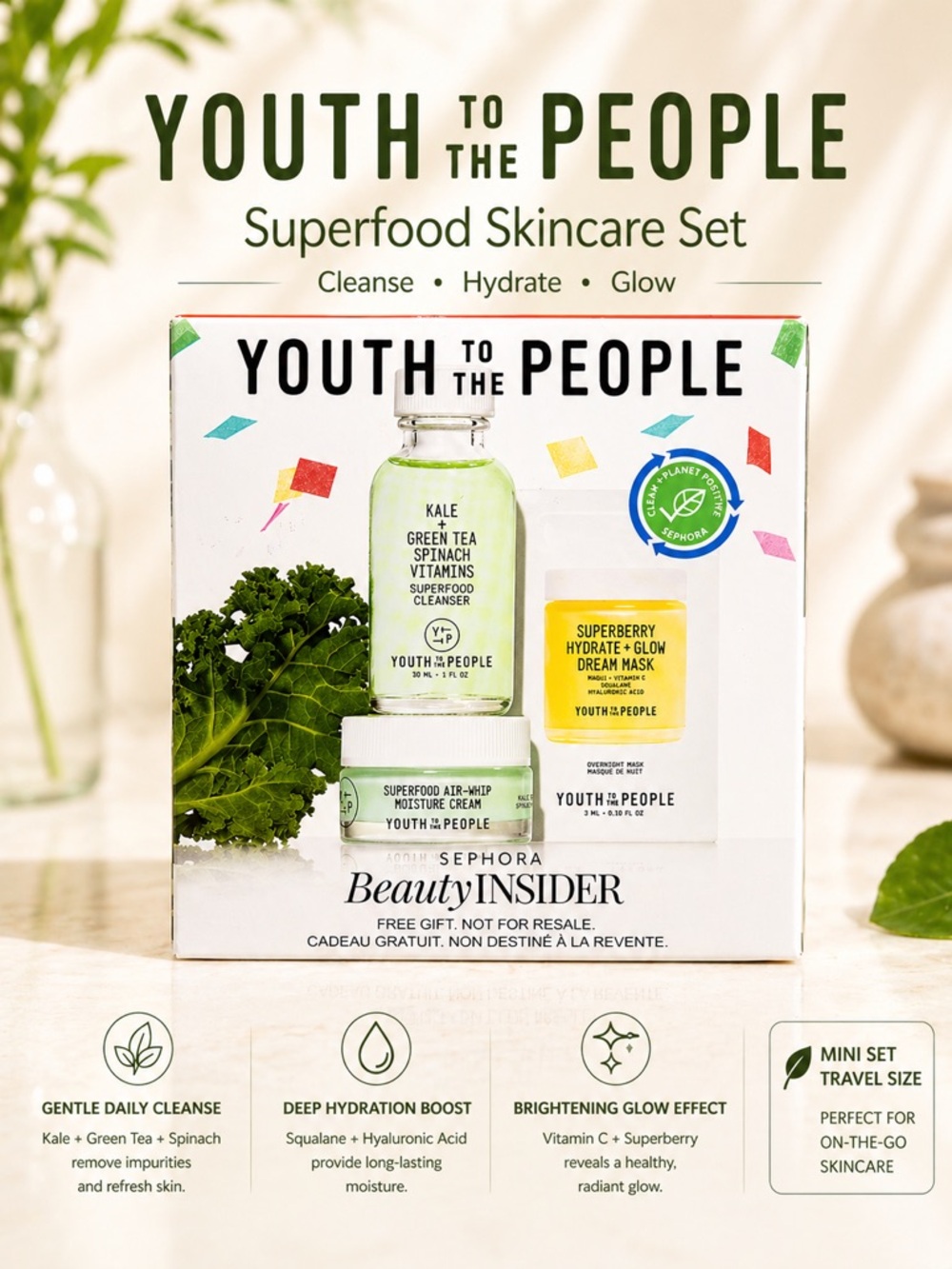 Youth To The People Superfood Skincare Set  $40